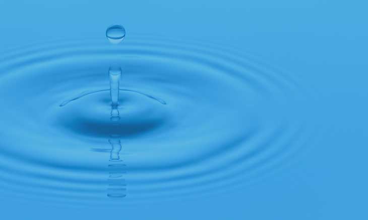 Ripple of water