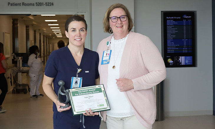 Tara Steele, RN, earns DAISY Award